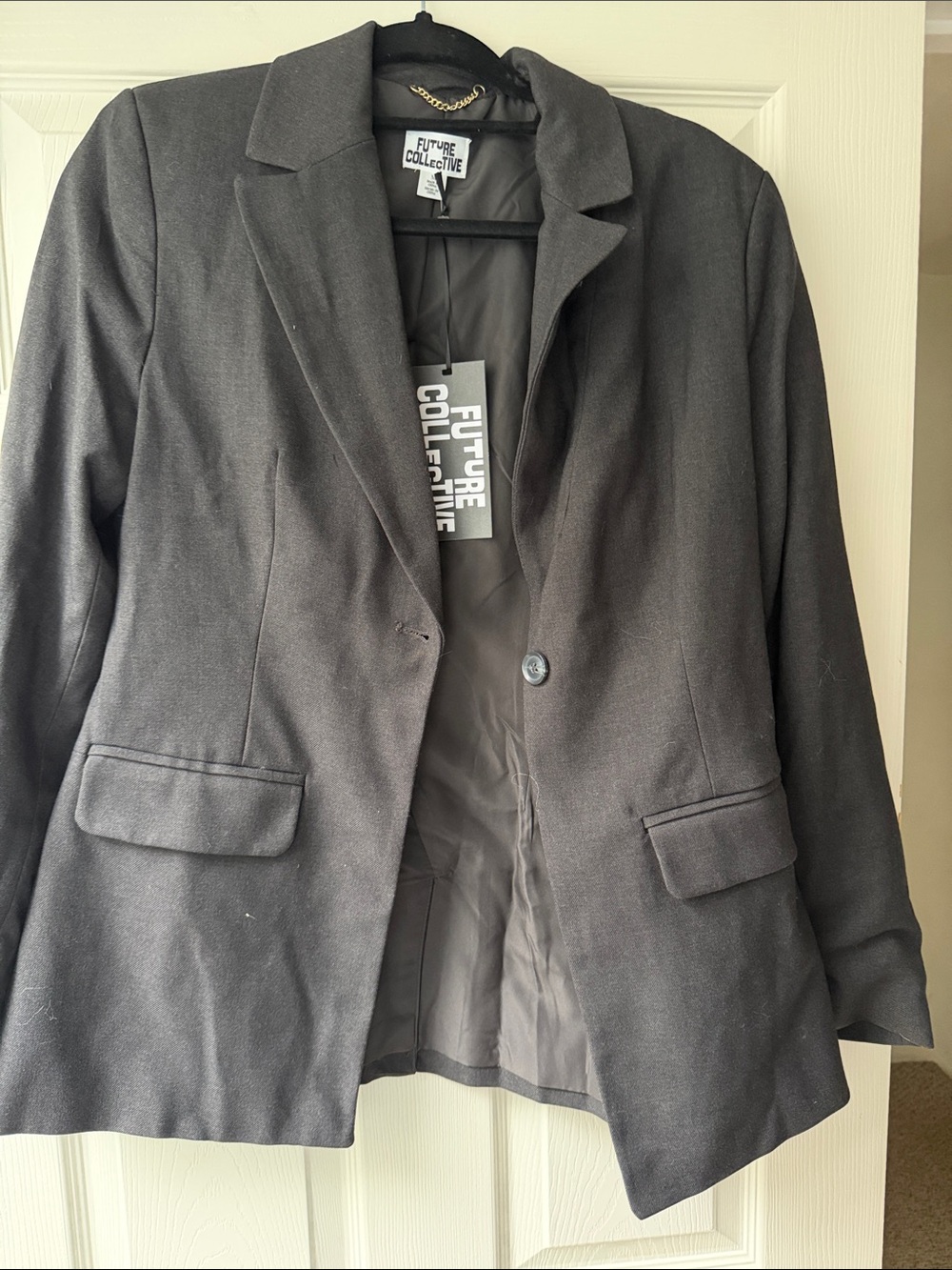 Future Collective Women's Black Blazer Jacket